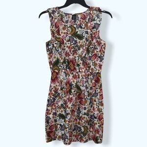 City Streets Boho Floral Sleeveless Mini Dress Sz Med